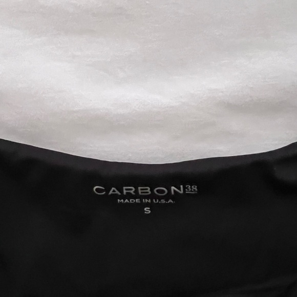 CARBON38 black and gray zebra crop top size small - Picture 3 of 3